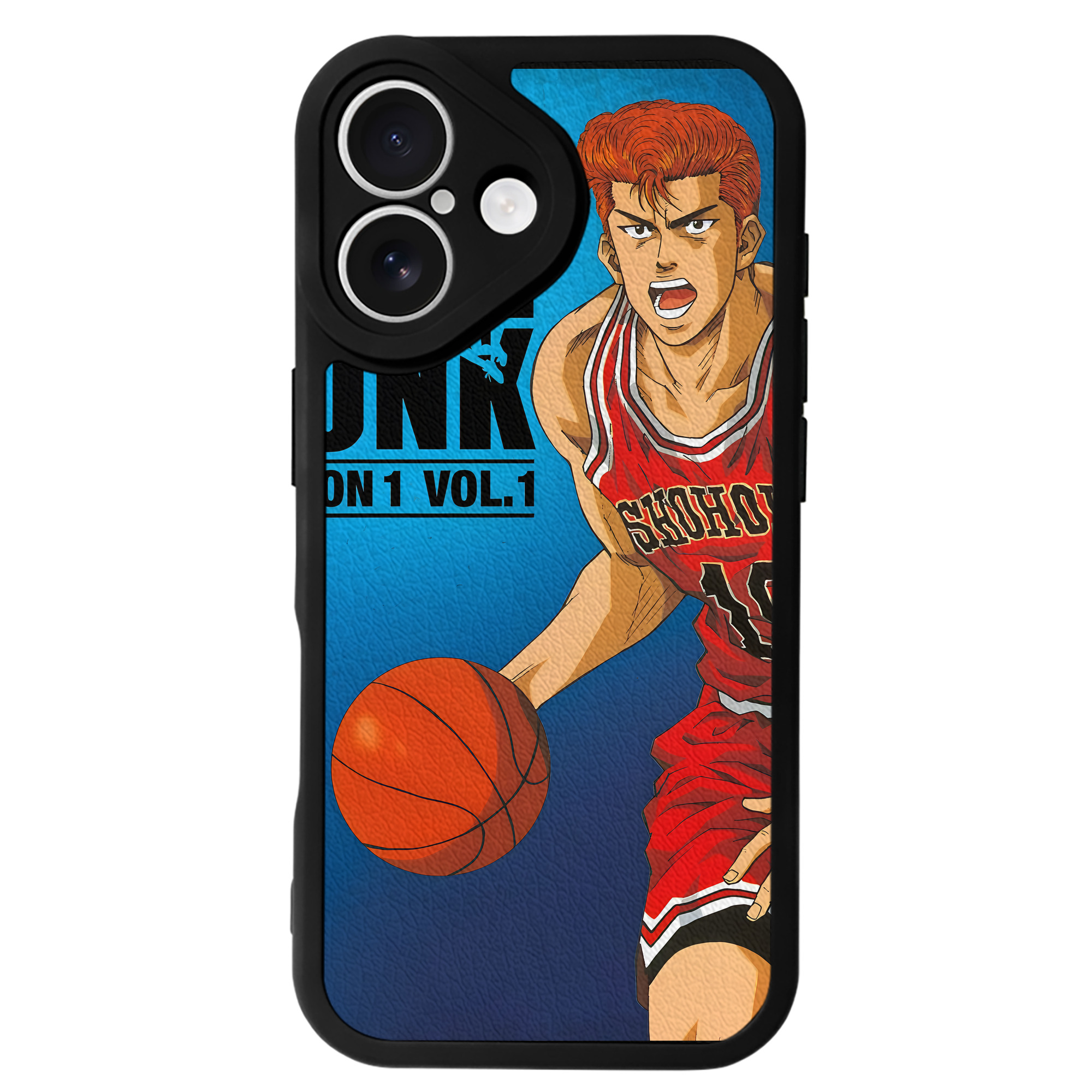 （画像用） SLAM DUNK／スラムダンク 【iPhone 16シリーズ対応】シリコンスマホケース（レザー調） 材質：シリコン